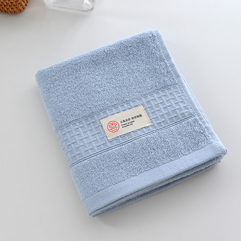 Dječji ručnici za lice, 100% pamuk, 40s pređa, jacquard tkanina, izvezen logotip, 80-100 g