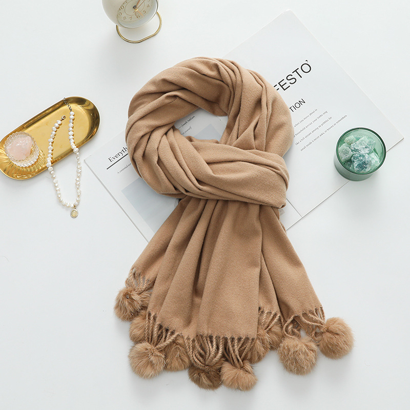 Šal od imitacije kašmira – elegantan, minimalističan (twill tkanina • topao • zima)