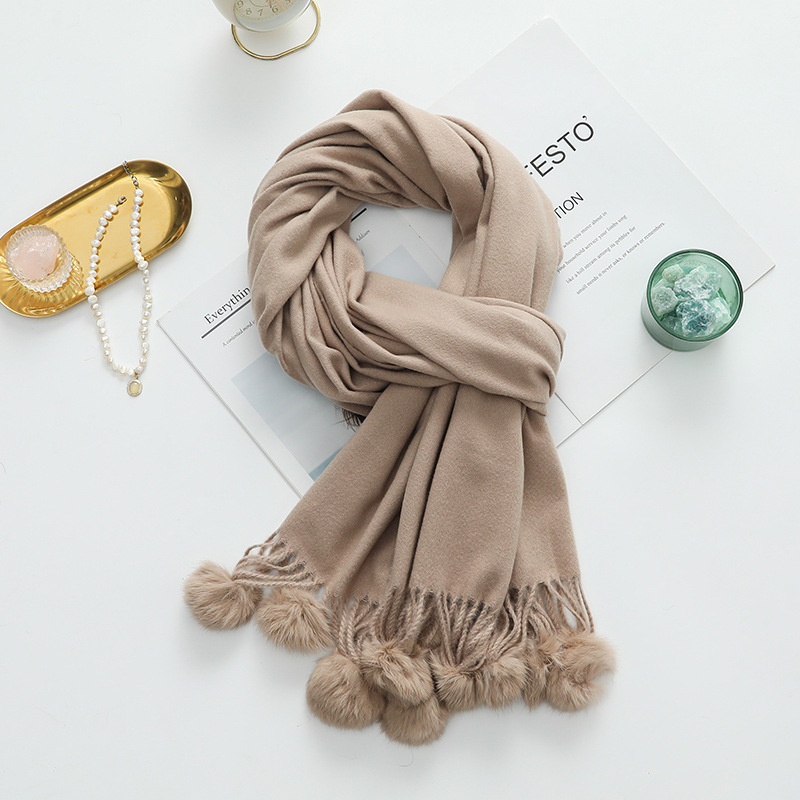Šal od imitacije kašmira – elegantan, minimalističan (twill tkanina • topao • zima)