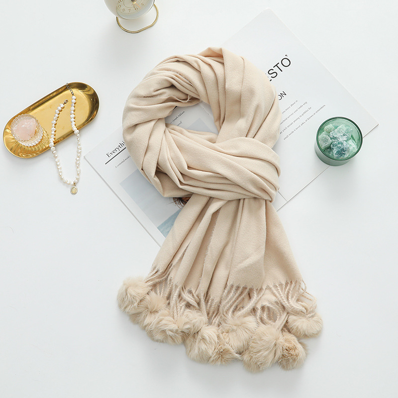 Šal od imitacije kašmira – elegantan, minimalističan (twill tkanina • topao • zima)