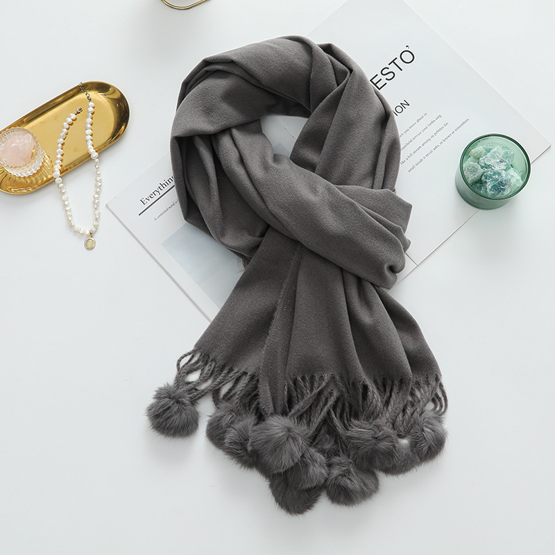 Šal od imitacije kašmira – elegantan, minimalističan (twill tkanina • topao • zima)