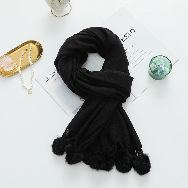 Šal od imitacije kašmira – elegantan, minimalističan (twill tkanina • topao • zima)