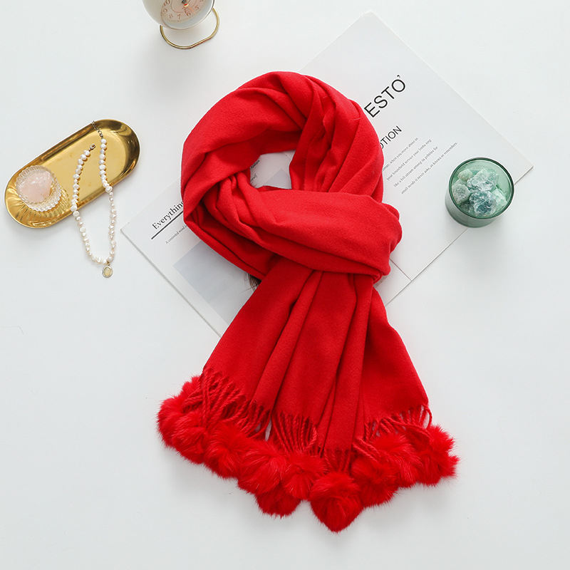 Šal od imitacije kašmira – elegantan, minimalističan (twill tkanina • topao • zima)