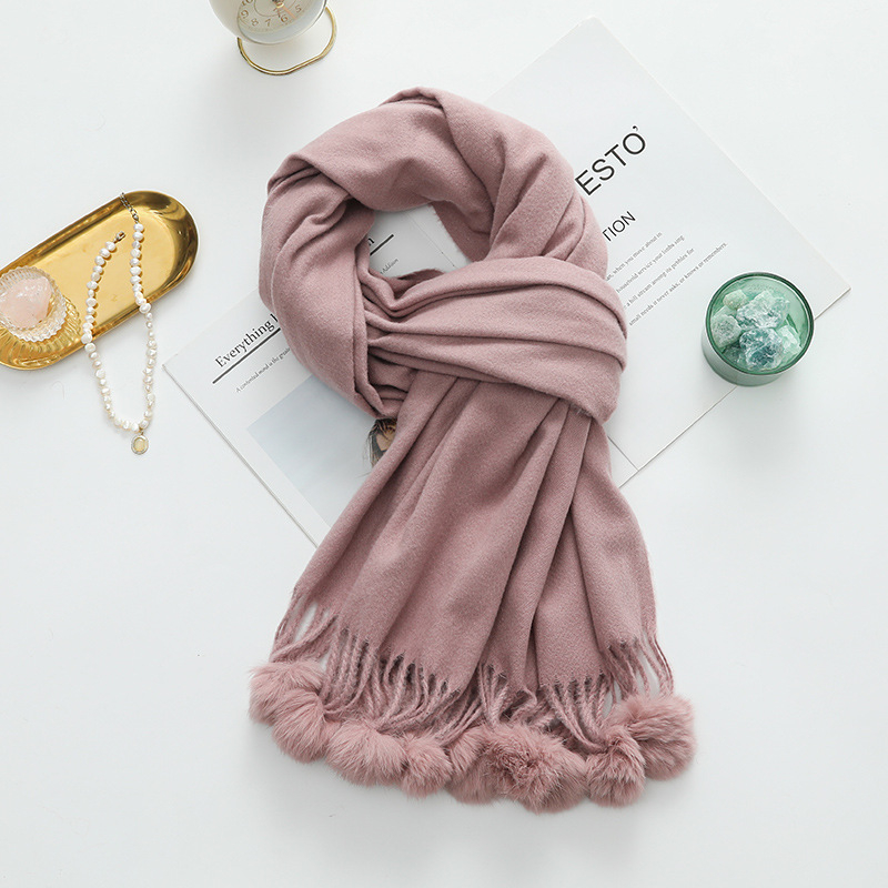 Šal od imitacije kašmira – elegantan, minimalističan (twill tkanina • topao • zima)
