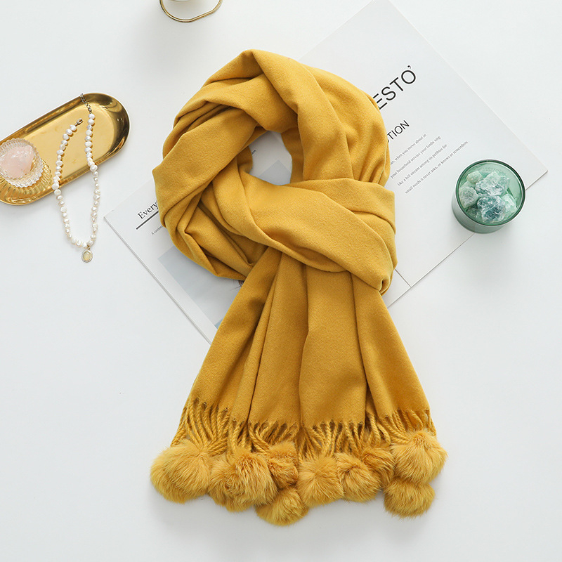 Šal od imitacije kašmira – elegantan, minimalističan (twill tkanina • topao • zima)