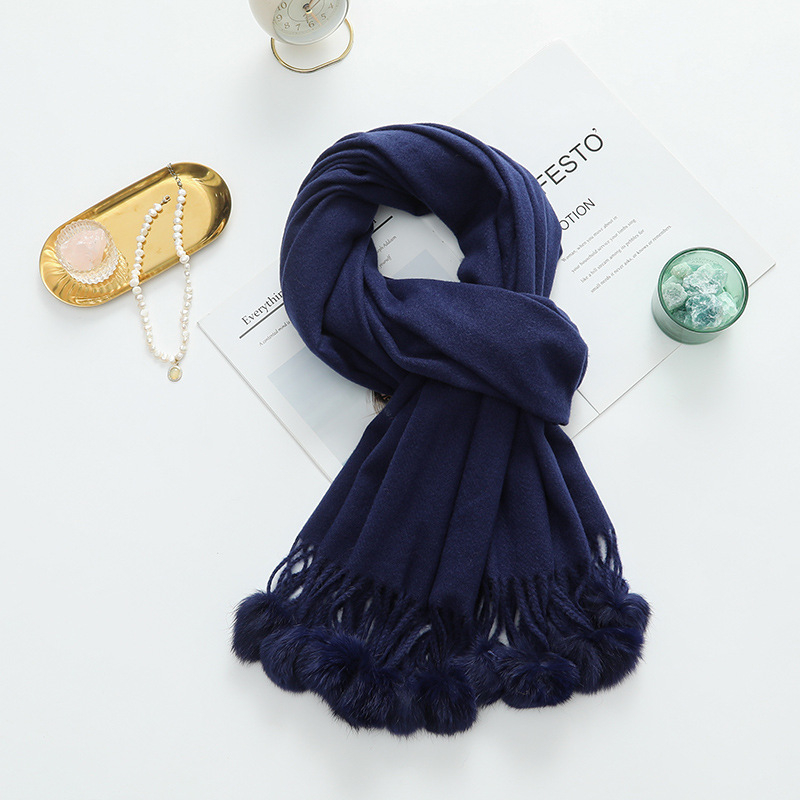 Šal od imitacije kašmira – elegantan, minimalističan (twill tkanina • topao • zima)