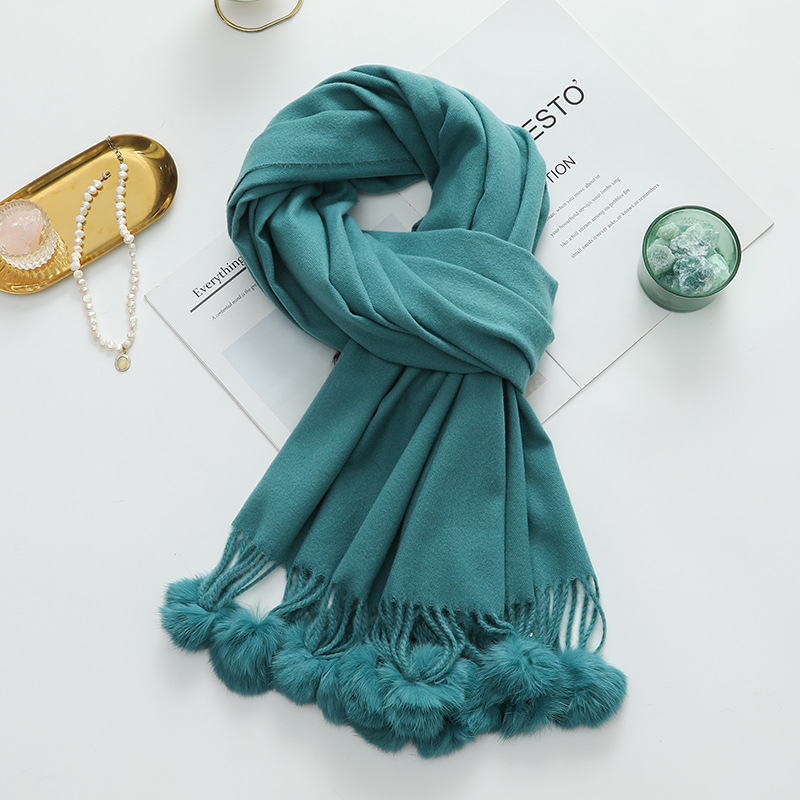 Šal od imitacije kašmira – elegantan, minimalističan (twill tkanina • topao • zima)