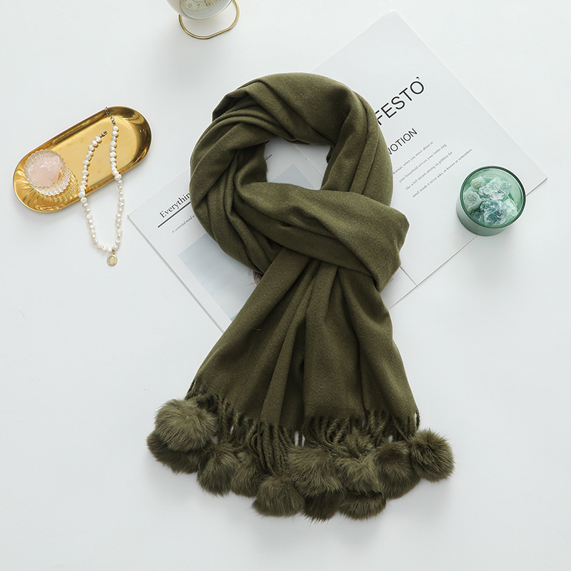 Šal od imitacije kašmira – elegantan, minimalističan (twill tkanina • topao • zima)