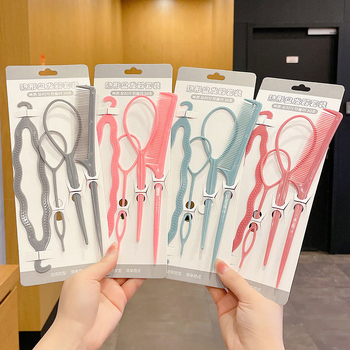 FS047 Djeci namijenjen alat za pletenje kose — plastični dodatak za kosu