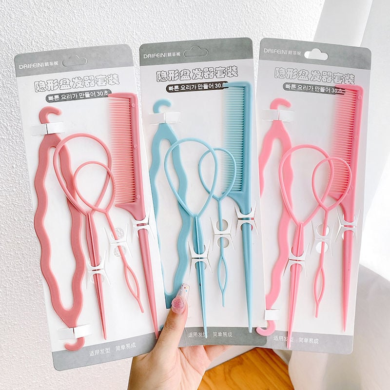 FS047 Djeci namijenjen alat za pletenje kose — plastični dodatak za kosu