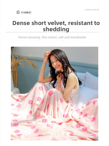 Koraalpluüs pleed üliõpilaste majja; multikas muster; materjal: vill; lihtne ja kaasaegne stiil; värvikindlus: 4.