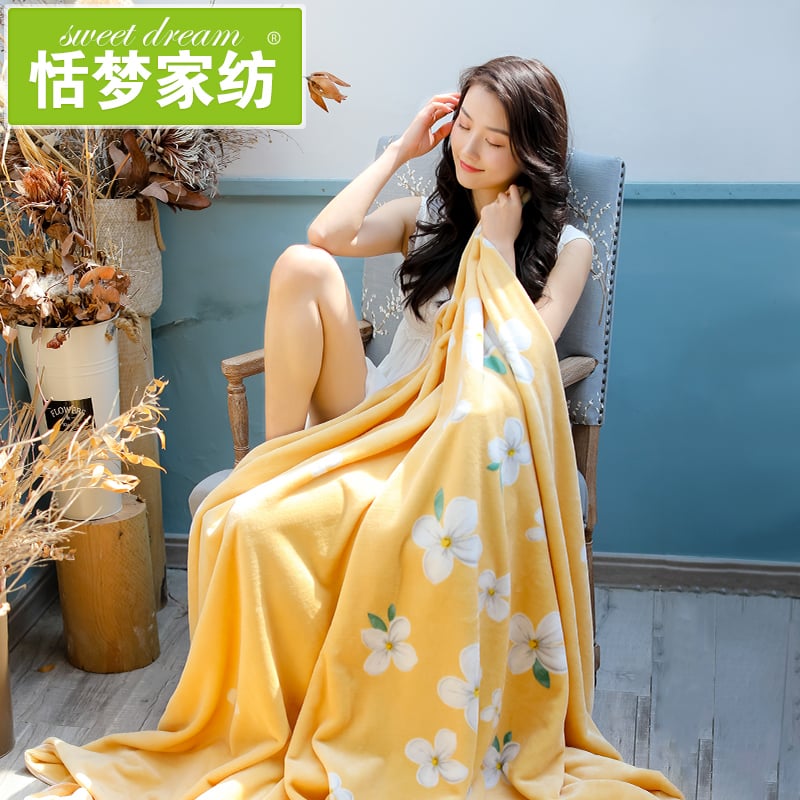 Koraalpluüs pleed üliõpilaste majja; multikas muster; materjal: vill; lihtne ja kaasaegne stiil; värvikindlus: 4.