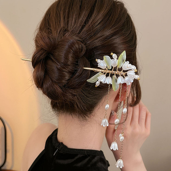 Matu spraudnis galvas rotai ar pūciņu, retro ģeometriska sakausējuma, 2025. gada pavasaris