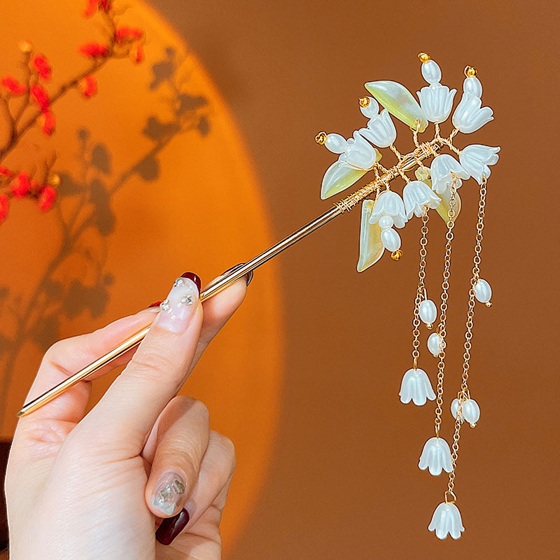 Matu spraudnis galvas rotai ar pūciņu, retro ģeometriska sakausējuma, 2025. gada pavasaris