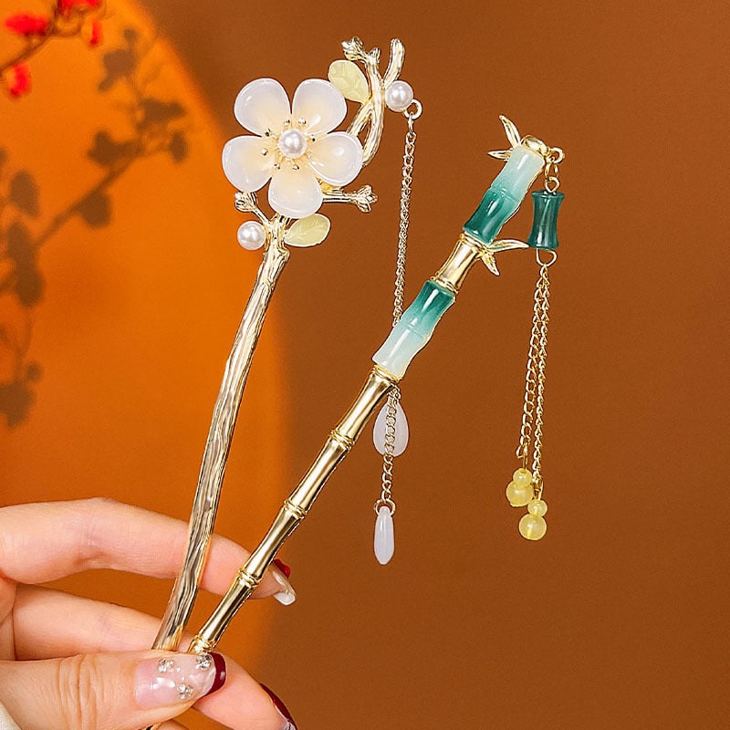 Matu spraudnis galvas rotai ar pūciņu, retro ģeometriska sakausējuma, 2025. gada pavasaris