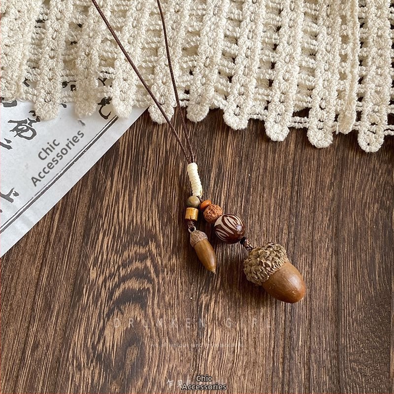 Ilga sieviešu kaklarota ar ģeometrisku piekari, korejiešu stila, cinka sakausējums, pavasaris 2025