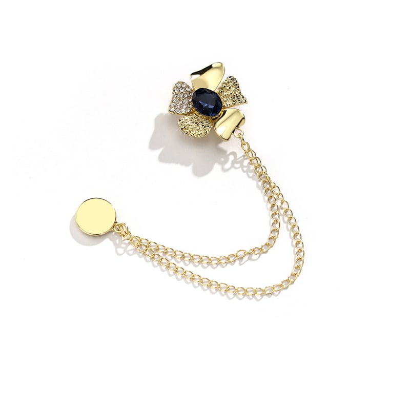 Priedų komplektas: grandinė su magnetine spyna, šilkinis šalikas su gėlių motyvu, paprastas moteriškas stilius, deimantų įtvirtinimas, elektroplatinavimas