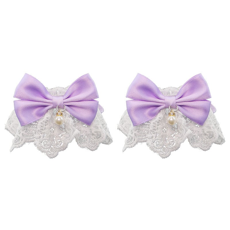 Mežģīņu galvas lente ar kaķu ausīm, loku un zvaniņu, rētainais raksts, viļņots siluets — karikatūras stils, sievietēm