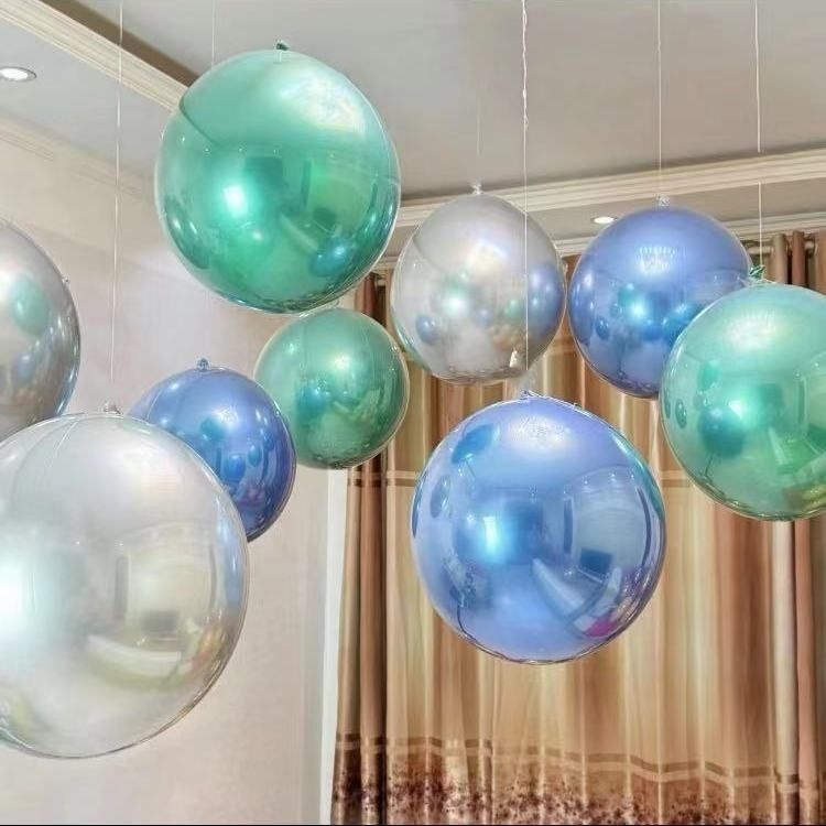 Balionas, Apskritos formos popierinis balionas, Falling Earth, Nacionalinės dienos kabama dekoracija, Dviejų sluoksnių 2-in-1