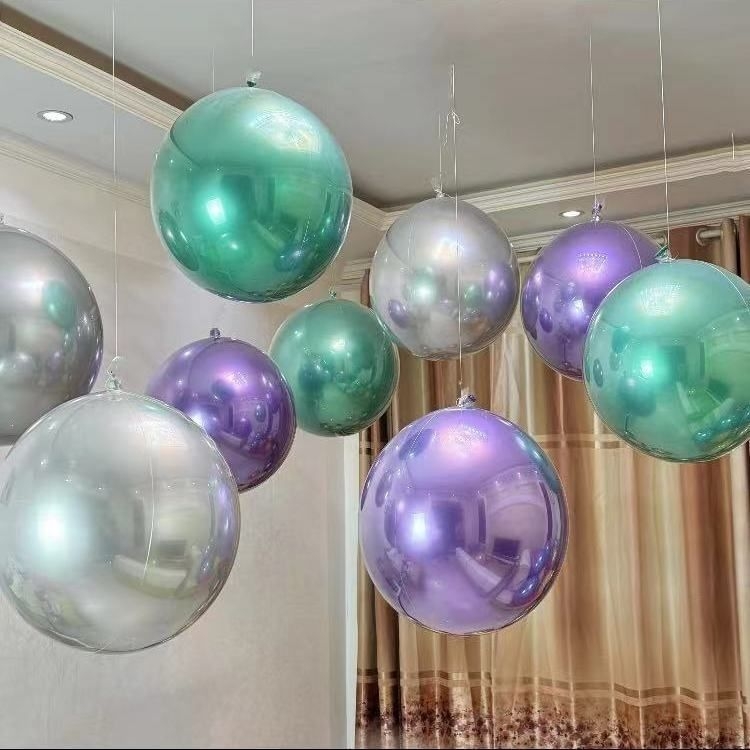 Balionas, Apskritos formos popierinis balionas, Falling Earth, Nacionalinės dienos kabama dekoracija, Dviejų sluoksnių 2-in-1