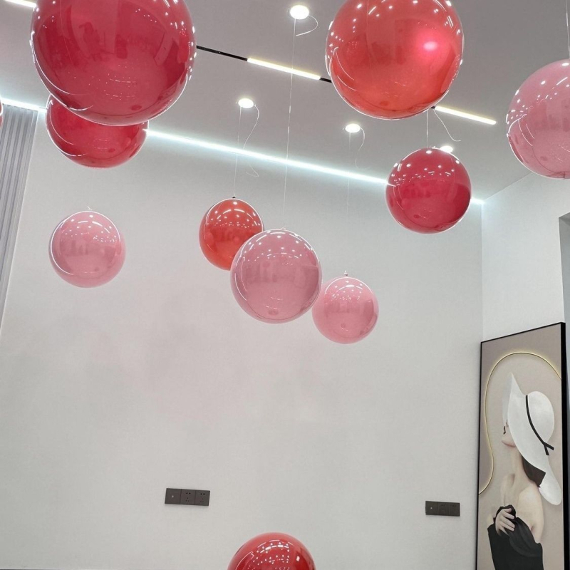 Balionas, Apskritos formos popierinis balionas, Falling Earth, Nacionalinės dienos kabama dekoracija, Dviejų sluoksnių 2-in-1