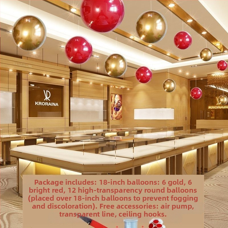 Balionas, Apskritos formos popierinis balionas, Falling Earth, Nacionalinės dienos kabama dekoracija, Dviejų sluoksnių 2-in-1