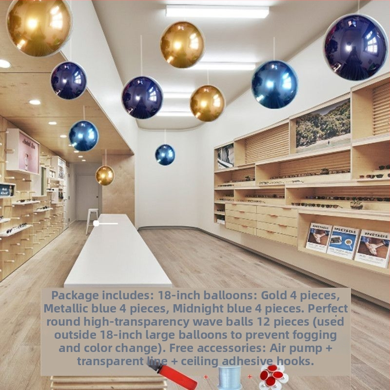 Balionas, Apskritos formos popierinis balionas, Falling Earth, Nacionalinės dienos kabama dekoracija, Dviejų sluoksnių 2-in-1