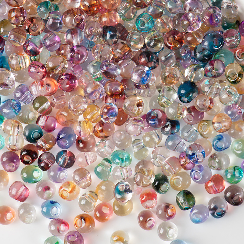 Mărgele din sticlă - design original, componente DIY pentru bijuterii, vară 2024