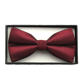 Bow tie za muškarce – korejski stil, ravna glava, Jacquard tkanina, poliester vlakno, monokromatski uzorak
