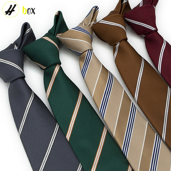 Vyriška kaklaraištis dryžiais | poliesterio pluoštai, įprastas plotis, žakardo apdaila, Arrow stilius, unisex, kasdienis stilius