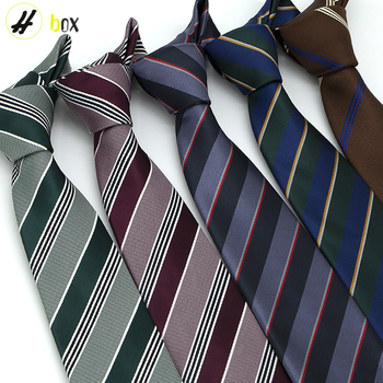 Vyriška kaklaraištis dryžiais | poliesterio pluoštai, įprastas plotis, žakardo apdaila, Arrow stilius, unisex, kasdienis stilius