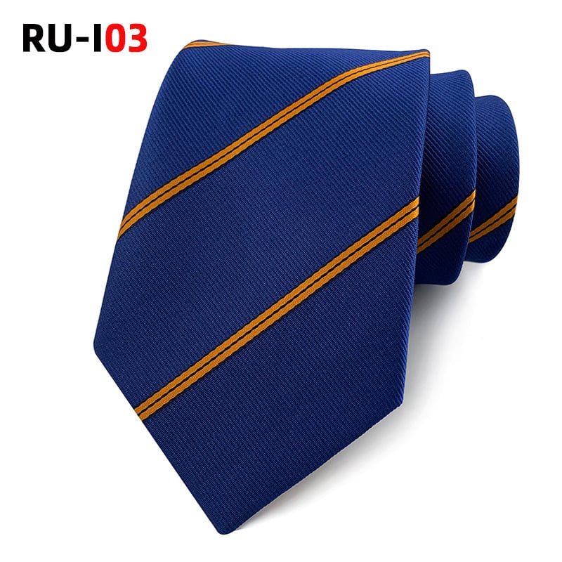 Vyriška kaklaraištis dryžiais | poliesterio pluoštai, įprastas plotis, žakardo apdaila, Arrow stilius, unisex, kasdienis stilius