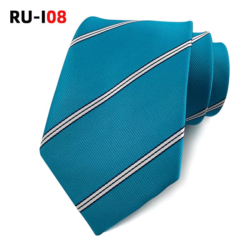 Vyriška kaklaraištis dryžiais | poliesterio pluoštai, įprastas plotis, žakardo apdaila, Arrow stilius, unisex, kasdienis stilius