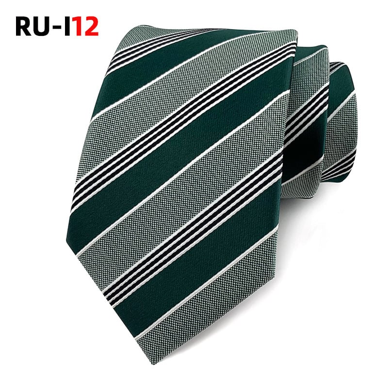 Vyriška kaklaraištis dryžiais | poliesterio pluoštai, įprastas plotis, žakardo apdaila, Arrow stilius, unisex, kasdienis stilius