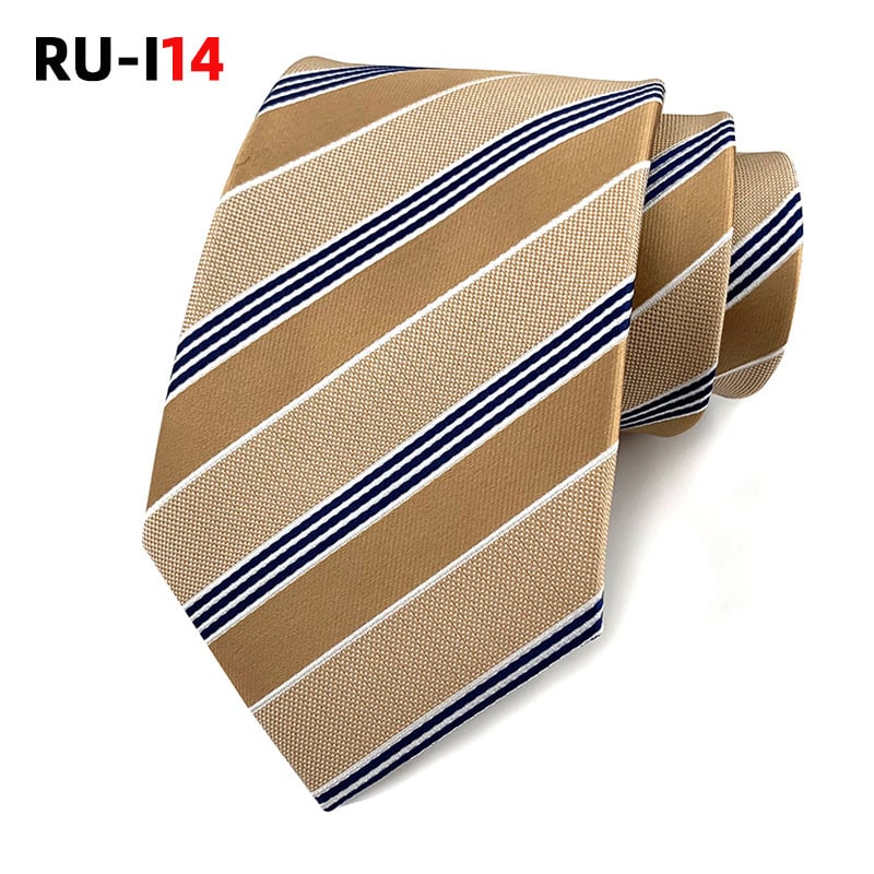 Vyriška kaklaraištis dryžiais | poliesterio pluoštai, įprastas plotis, žakardo apdaila, Arrow stilius, unisex, kasdienis stilius