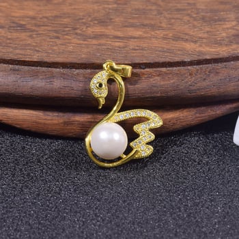 Kriauklių karoliukų geometrijškas pakabukas grandinėlė, įkvėpta korėjietiško stiliaus, poliruota danga