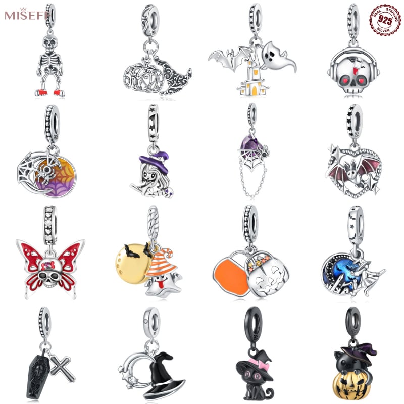 925 sidabro Raganiškos kepurės pakabukas – originalus dizainas, klijinė apdaila, forma: kita