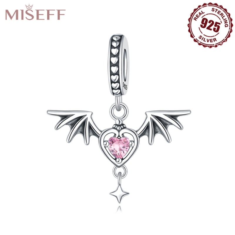 925 sidabro Raganiškos kepurės pakabukas – originalus dizainas, klijinė apdaila, forma: kita