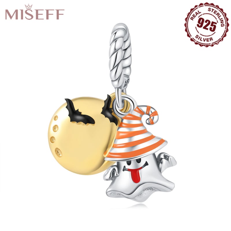 925 sidabro Raganiškos kepurės pakabukas – originalus dizainas, klijinė apdaila, forma: kita