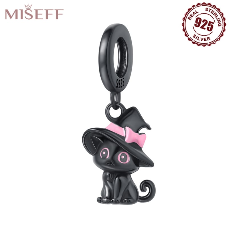 925 sidabro Raganiškos kepurės pakabukas – originalus dizainas, klijinė apdaila, forma: kita