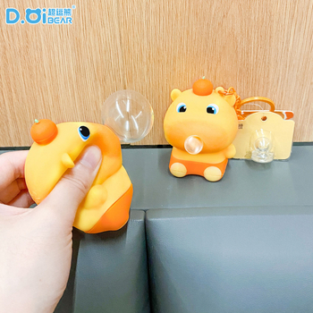 Capybara Lulu võtmehoidja – Squishy Bubble, karikatuurne stiil, sulam + PVC, litsentsitud IP