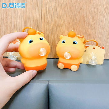 Capybara Lulu võtmehoidja – Squishy Bubble, karikatuurne stiil, sulam + PVC, litsentsitud IP