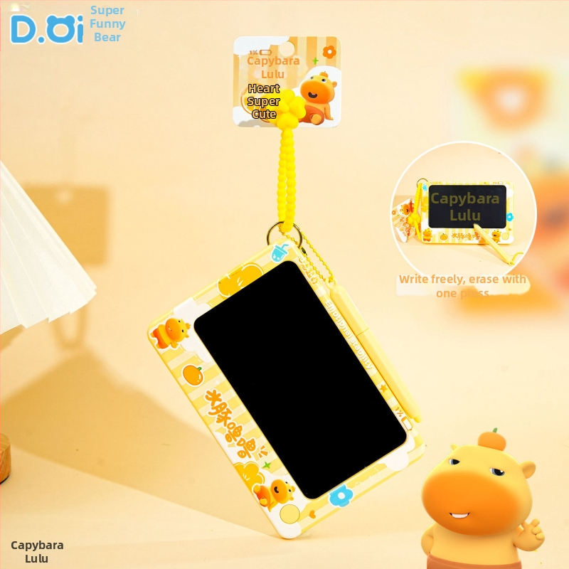 Capybara Lulu võtmehoidja – Squishy Bubble, karikatuurne stiil, sulam + PVC, litsentsitud IP