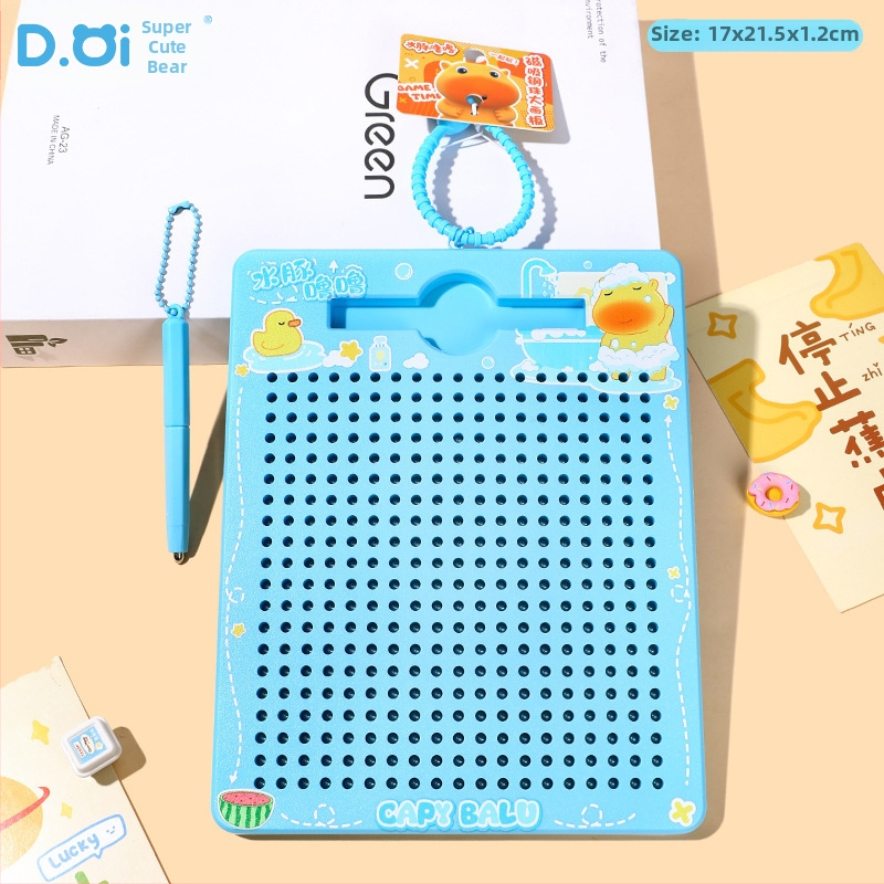 Capybara Lulu võtmehoidja – Squishy Bubble, karikatuurne stiil, sulam + PVC, litsentsitud IP