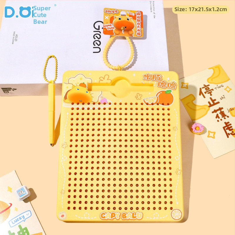 Capybara Lulu võtmehoidja – Squishy Bubble, karikatuurne stiil, sulam + PVC, litsentsitud IP