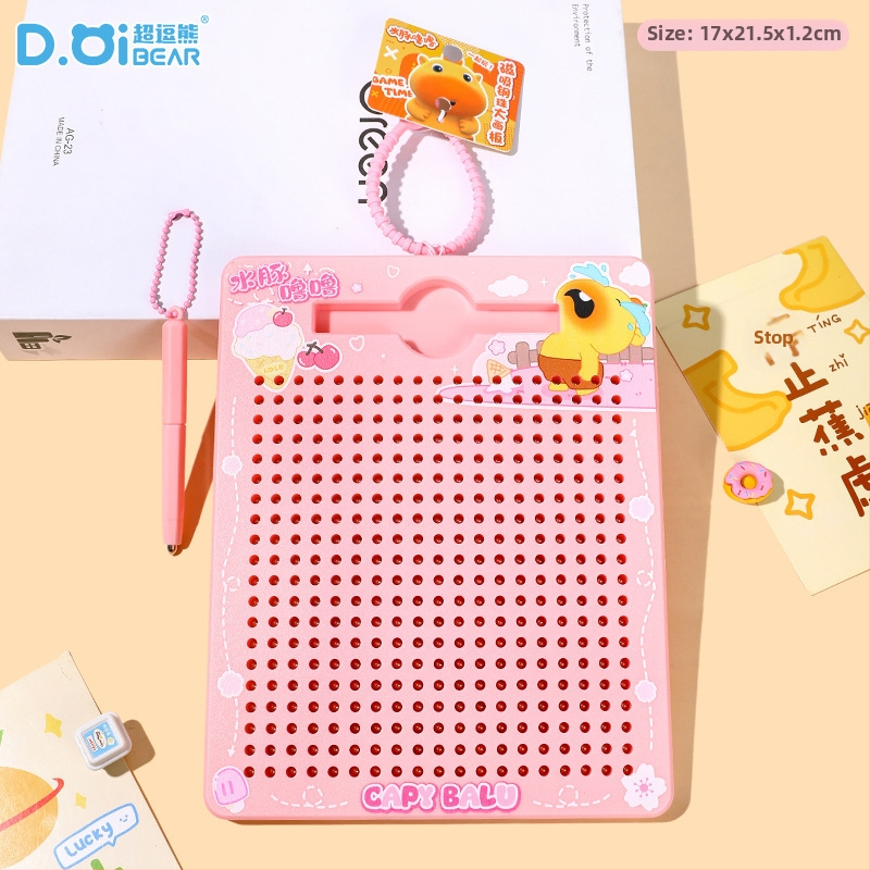 Capybara Lulu võtmehoidja – Squishy Bubble, karikatuurne stiil, sulam + PVC, litsentsitud IP