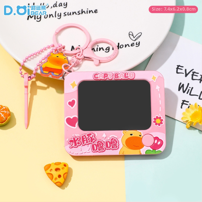 Capybara Lulu võtmehoidja – Squishy Bubble, karikatuurne stiil, sulam + PVC, litsentsitud IP