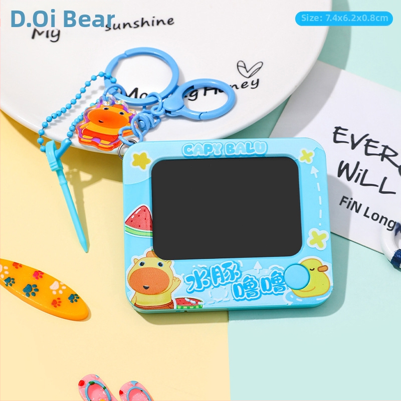 Capybara Lulu võtmehoidja – Squishy Bubble, karikatuurne stiil, sulam + PVC, litsentsitud IP