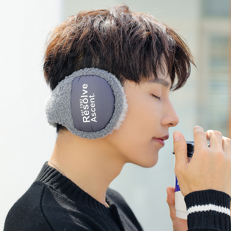 Meestele mõeldud kõrvakaitsed - fleece voodriga, paks, tuuletõkke, soojad talveks, tagant kandmise disain