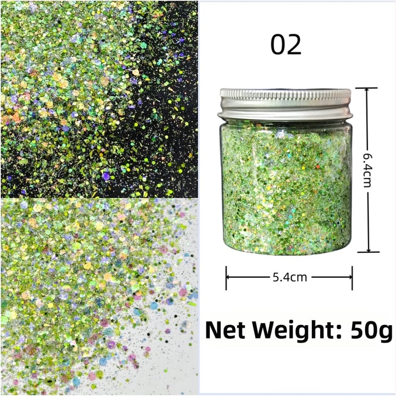 Nagu gliterēti ar PET materiālu, zvaigžņu debess raksts, korejiešu stila spožs pārklājums